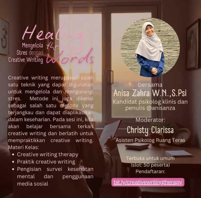 Healing through Words, Mengelola Stress dengan Creative Writing 1