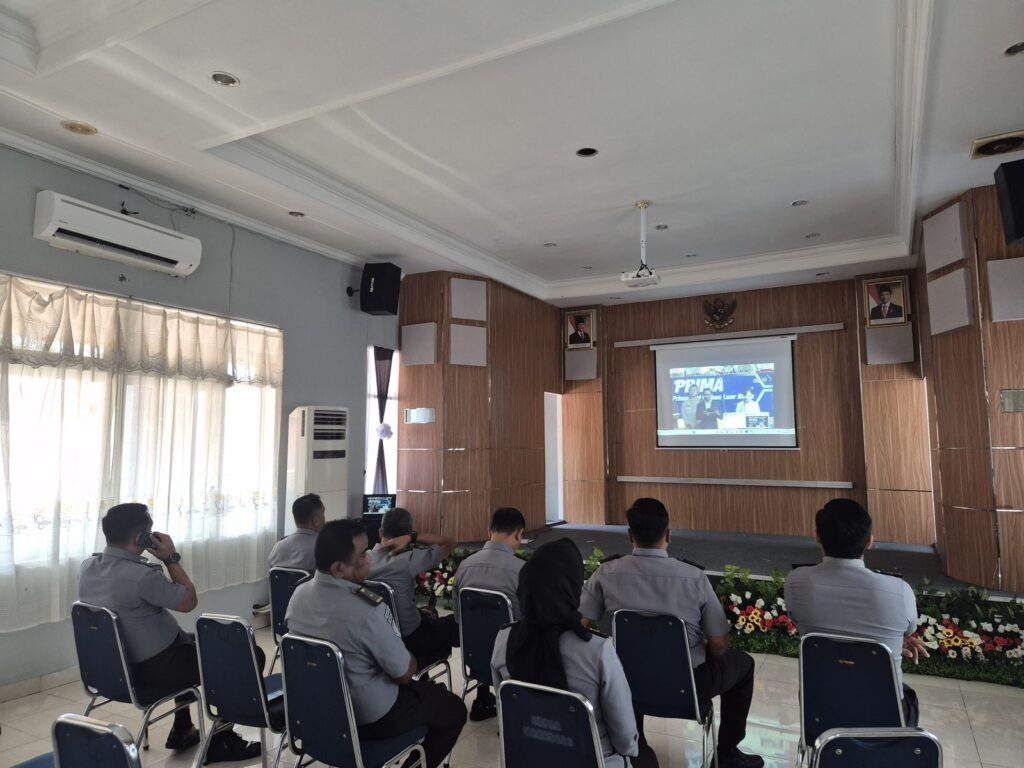 Ikuti Rakor Kemenimipas 2025, Lapas Makassar Bertekad Wujudkan Layanan Prima
