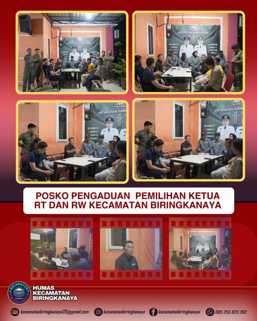 Dukung kelancaran dan transparansi pelaksanaan pemilihan Ketua RT dan RW, Pemerintah Kecamatan Biringkanaya dirikan Posko Pengaduan