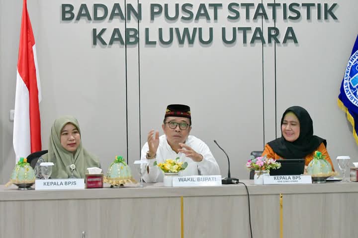 Jumail mappile membuka pelatihan petugas Ground Check tahap 1 di aula badan statistik kabupaten Luwu Utara
