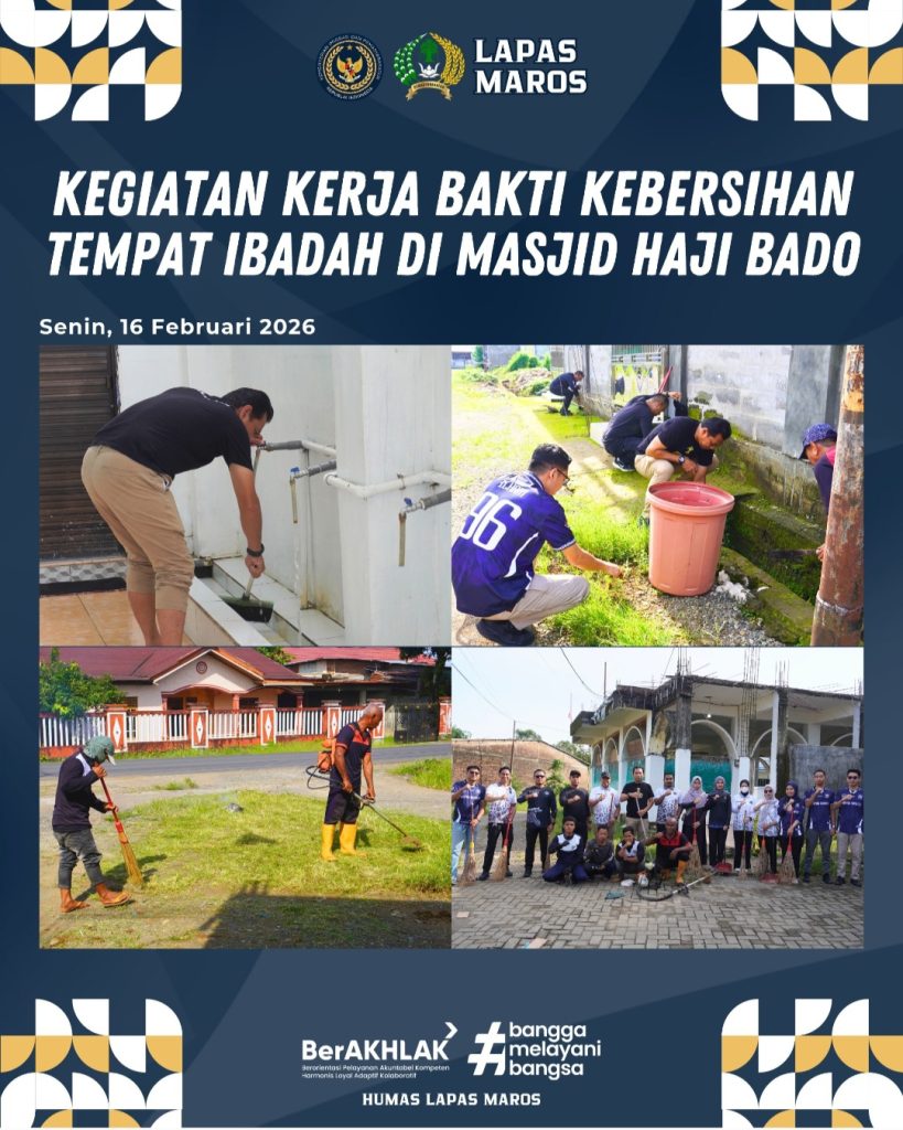 Kerja Bakti Tempat Ibadah Sambut Bulan Suci Ramadan, Wujud Kepedulian Sosial dan Pembinaan Positif
