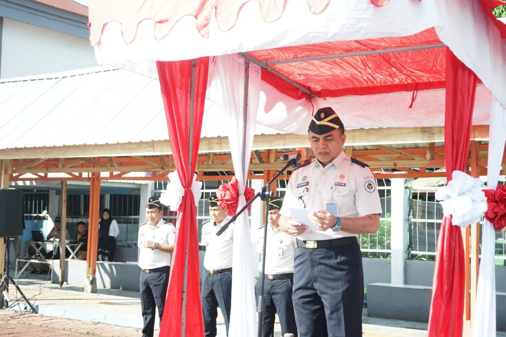 Peringati Harkitnas ke-118, Lapas Makassar Perkuat Semangat Nasionalisme dan Pembinaan Positif