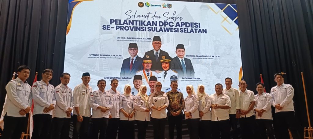 USAI LANTIK 10 DPC, APDESI SULSEL GASPOL 3 PROGRAM: DARI ASPIRASI DESA HINGGA SOLUSI LAHAN