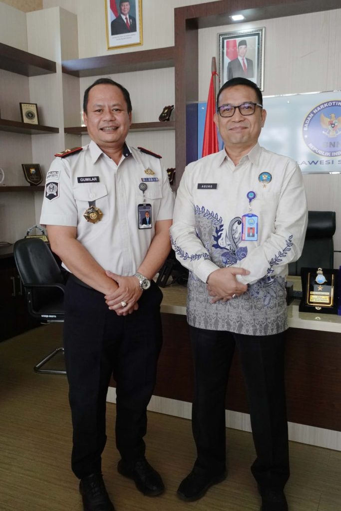 Perkuat P4GN dan Wujudkan Zero Halinar, Kalapas Makassar Dampingi Kakanwil Ditjenpas Sulsel Audiensi dengan Kepala BNN Provinsi Sulawesi Selatan