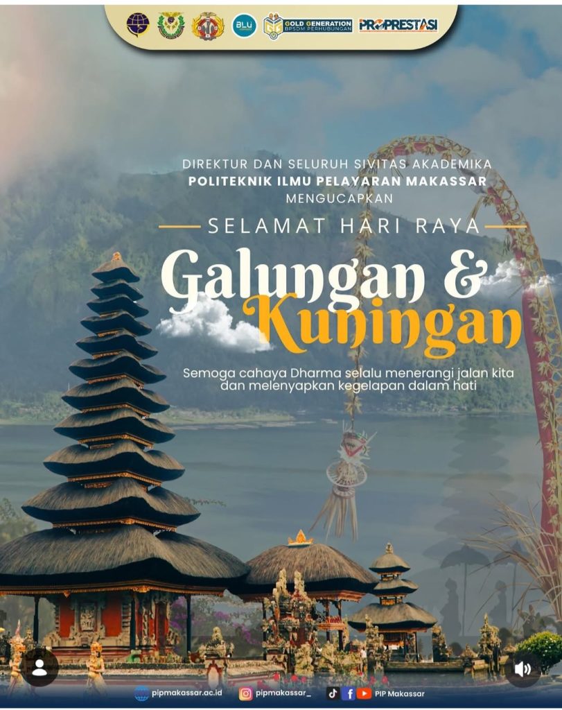 PIP Makassar Ucapkan Selamat Hari Raya Galungan dan Kuningan kepada Umat Hindu