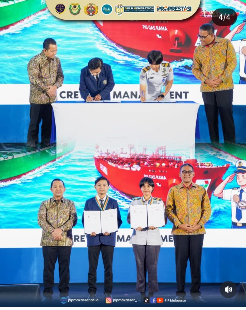 PIP Makassar dan PT Pertamina Patra Niaga Dukung Generasi Maritim Lewat Program Beasiswa Calon Pelaut
