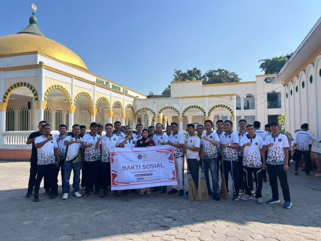 Aksi Bersih Kemerdekaan, Jajaran Pemasyarakatan Bersatu Bersihkan Rumah Ibadah Sambut HUT Ke-81 RI