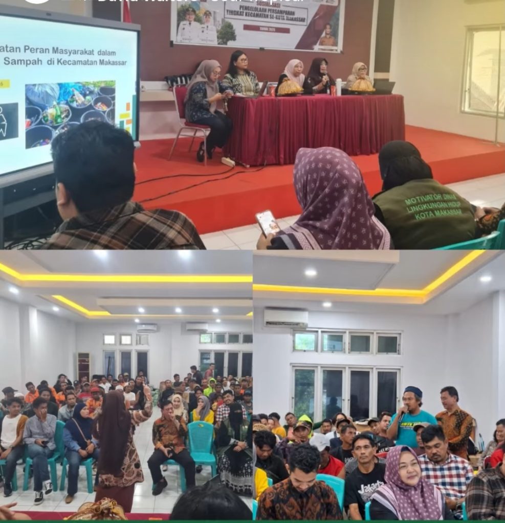 DLH Kota Makassar Dorong Kesadaran Warga Kecamatan Makassar Kelola Sampah dari Sumber
