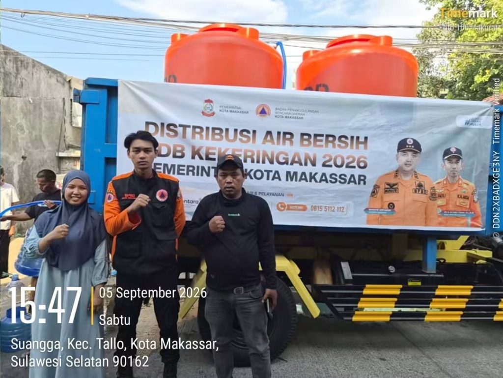 Pembagian Air Bersih di RW 05 Kelurahan Suangga Berlangsung Aman dan Terkendali