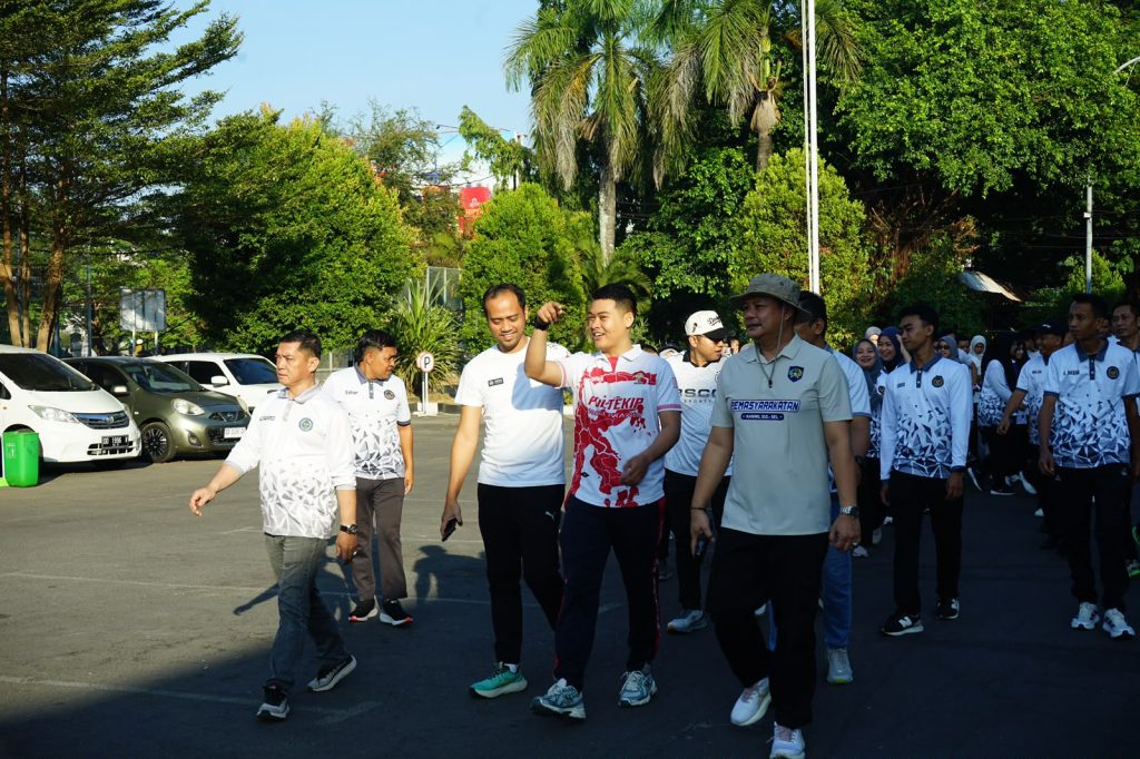 Lapas Makassar Semarakkan Sabtu Pagi dengan Olahraga dan Kebersamaan