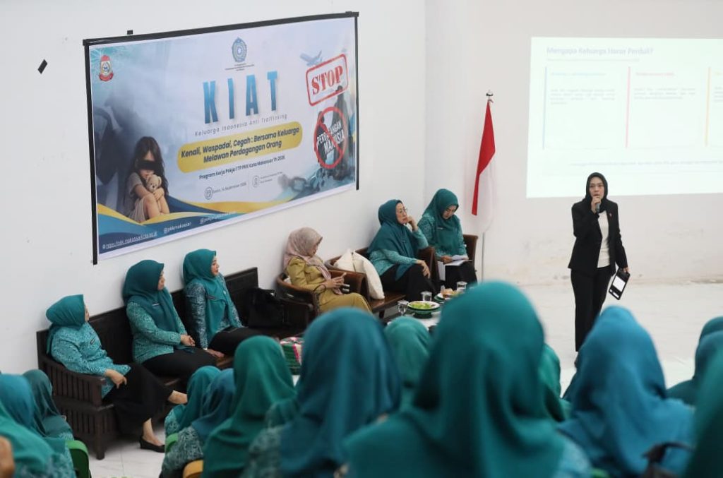 Lewat Program KIAT, TP PKK Makassar Ajak Kader Kenali dan Cegah TPPO
