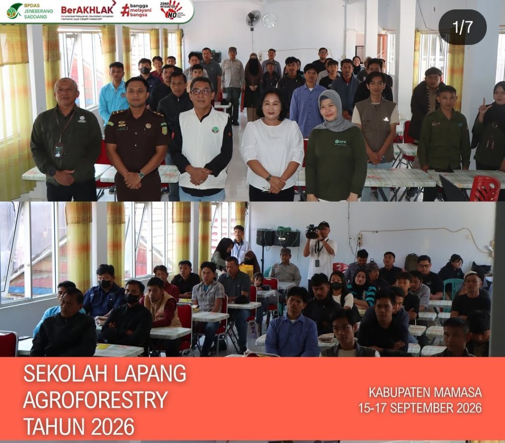 BPDAS Jeneberang Saddang Perkuat Kapasitas Masyarakat Lewat Sekolah Lapang FP4 di Mamasa