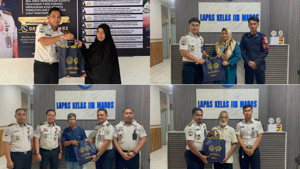 Lapas Maros Gelar Bakti Sosial, Salurkan Bantuan Sembako sebagai Wujud Kepedulian Sosial