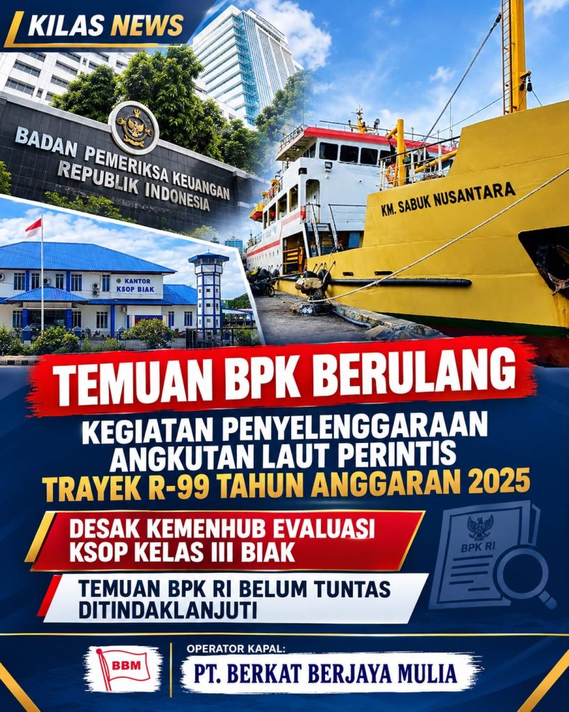 Dua Tahun Anggaran, Temuan Kelebihan Pembayaran di Trayek R-99 KSOP Biak Disorot: AMAK Desak Kejagung Telusuri Peran KPA dan PPK
