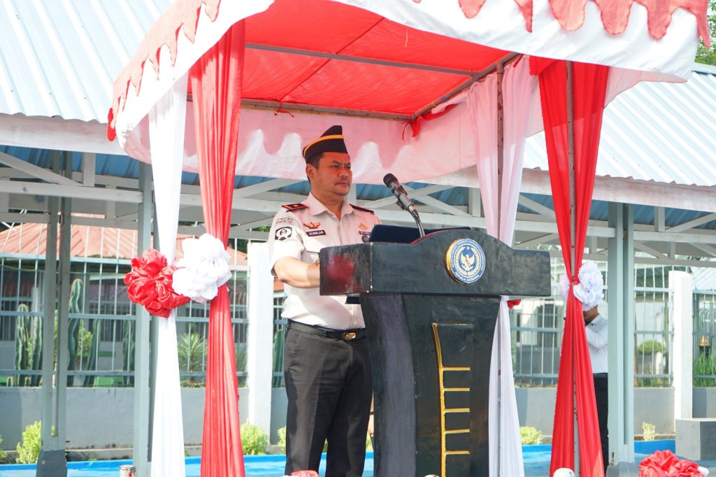 LAPAS MAKASSAR GELAR UPACARA SUMPAH PEMUDA KE-98, TANAMKAN SEMANGAT PATRIOTISME DAN PERSATUAN