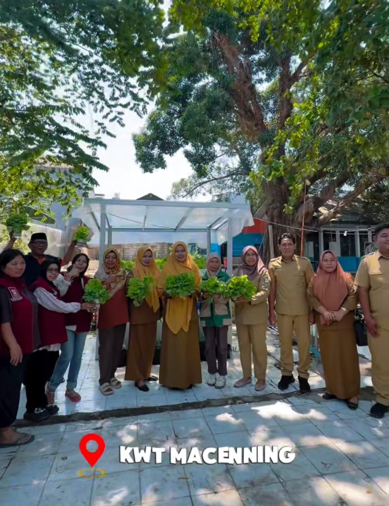 Aulia Arsyad Tinjau Urban Farming KWT Macenning, Panen Selada hingga Telur Ayam