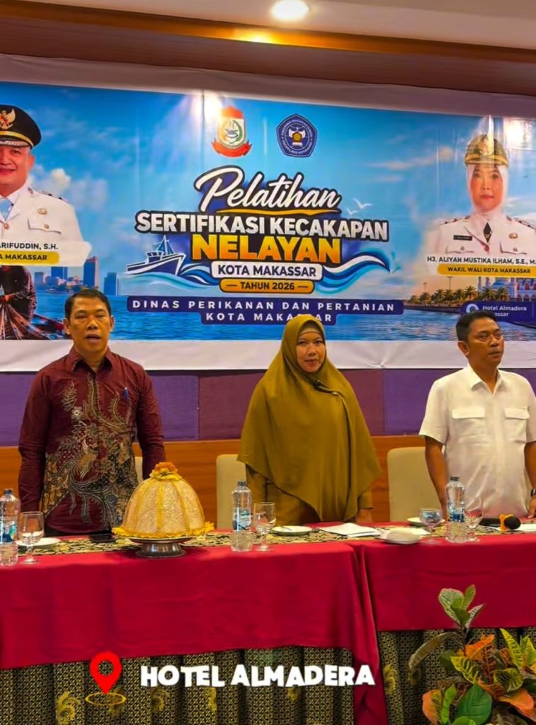 Dinas Perikanan dan Pertanian Makassar Perkuat Kompetensi Nelayan Lewat Sertifikasi Kecakapan